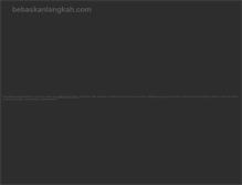Tablet Screenshot of bebaskanlangkah.com